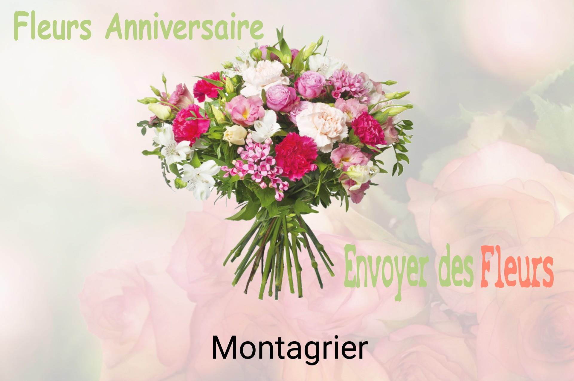 Bouquet de fleurs d’anniversaire livré à Montagrier